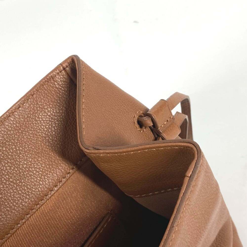 LOUIS VUITTON Authentic Brown Leather Shoulder Bag - Picture 14 of 16